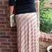 Instant Download Greenstyle Amy Maxi Skirt EASY Sewing Pattern for Women's Sizes XS to XL with Chevron Option