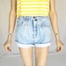 Vintage 80s ESPRIT Acid Washed Demin Shorts. Size Small