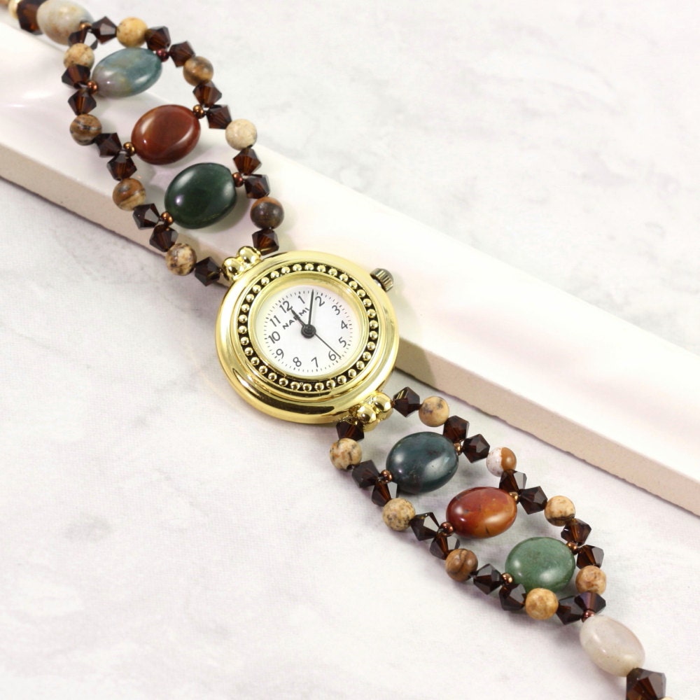 Beaded watches, Beaded watches bracelet, Watch bands