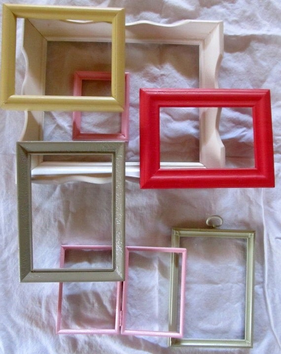 COTTAGE CHIC assorted picture frames instant collection
