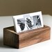 Business Card Holder - Black Walnut Wood - Ready to Ship