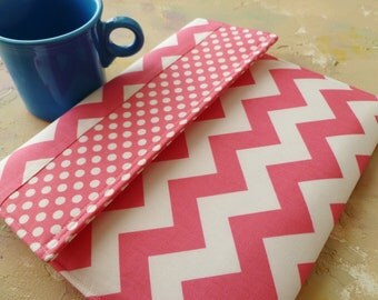 iPad Cover,iPad Air Case, Padded ipad Case Sleeve, Gadget Cases & Covers for ipad 1, 2, 3 and ipad mini in Pink Chevron and Polka Dots