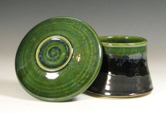 butter keeper airtight serving, spreader, glazed french keeper dish with ceramic crock Butter