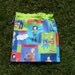 Drawstring bag When I Grow Up occupations cotton for library toys sheets storage