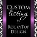 Custom Crib Bedding - Reserved for Alison - RUSH ORDER