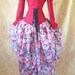 Fantail Autumn Red Riding Tie On Bustle Skirt-One Size Fits All