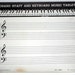 Reserved for fifidog - Vintage Grand Staff and Keyboard Music Tablet