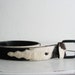 vintage 1970s HANDCRAFTED COW FUR belt