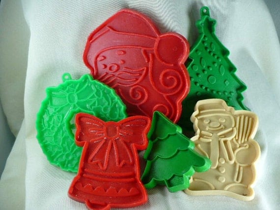 Christmas Cookie Cutters Lot of Six 6 Hallmark