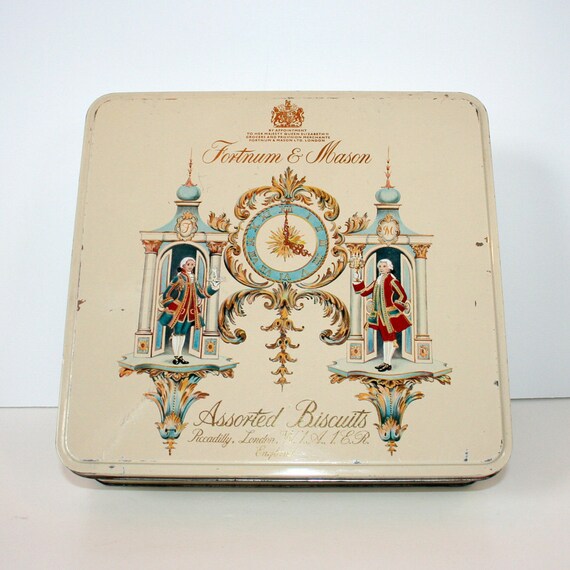 Vintage Fortnum and Mason Biscuit Tin