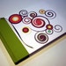 Swirled Wonder Guest Book, Blank Notebook. 6 x 8". In stock, ready to ship. Hand bound.