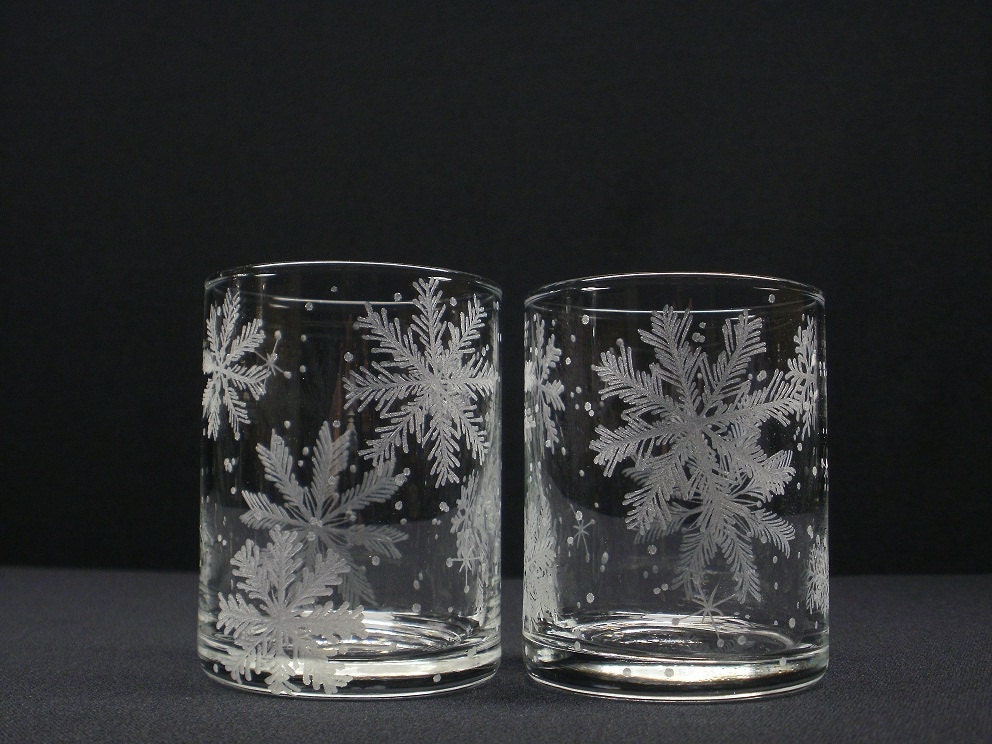 Snowflake Candle Holders 2 Hand Engraved By Daydreemdesigns 9403