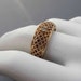 18k HGE Gold diamond ring size 7 vintage