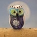 Adam.... lampwork owl bead.. sra