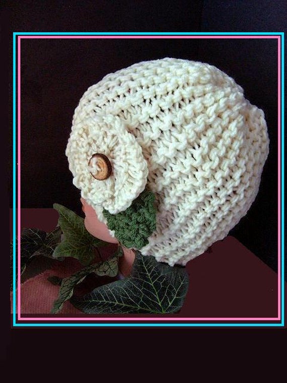 KNITTING PATTERN HAT Easy Beginner Knitted Touque Unisex