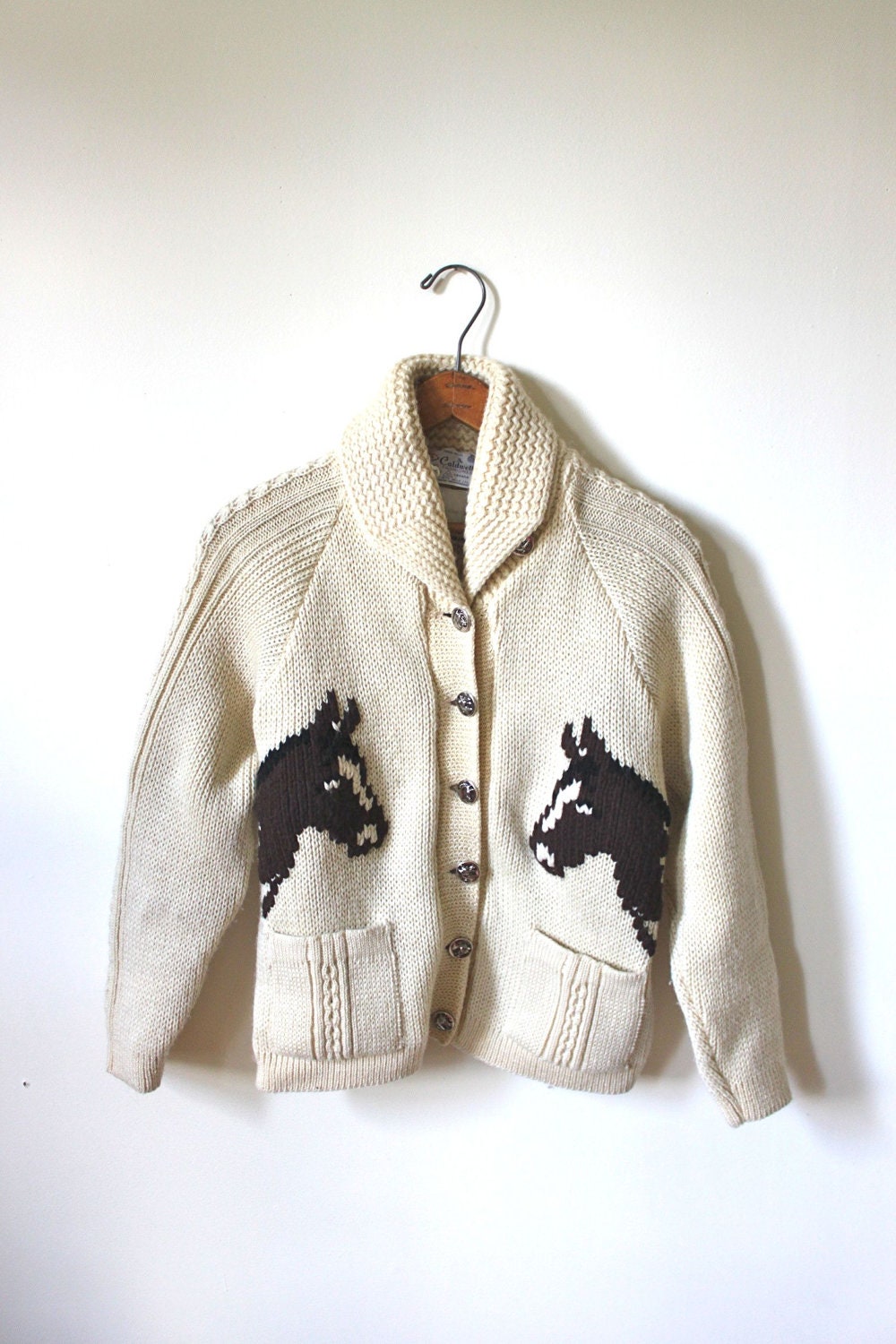 vintage EQUESTRIAN sweater.