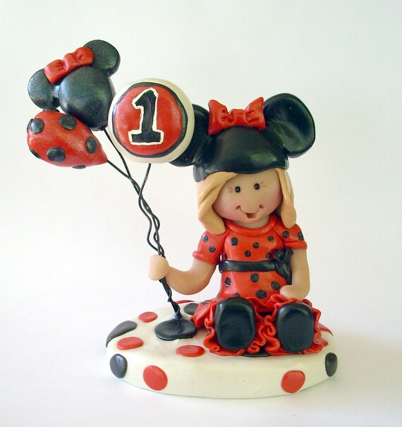 minnie mouse cake topper figurine