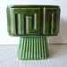 Vintage Mid Century Modern Planter Forest Green Ardco Japan