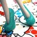 Monster High doll Light Turquoise with Glitter heeled shoes