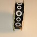 Ribbon, Black with White Open Circles, Self Adhesive