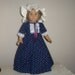Doll Clothes 18 inch Colonial Style Dress with Hat