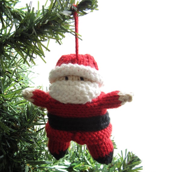 santa christmas ornament knitted tree decor santa christmas ornament knitted tree decor
