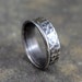 Rustic Sterling Silver Band - Men's Jewellery - Wedding Band - Textured Wedding Band - Silver Bands