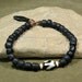 Mens Bracelet - Beaded Bracelet - Ethnic Bracelet - African Beads - Native Bracelet - Feather Charm
