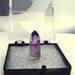 Amethyst - Crystal - Vera Cruz Amethyst - point- specimen - mineral mounted - perky box - display - natural genuine - purple lavender