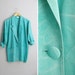 r e s e r v e d . vintage '80s mint green MARBLE TIE DYE slouchy blazer. size m l xl.