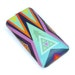 Leather iPhone 5 / new iTouch Case - Tribal geometric triangles