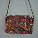 vintage 1960's purse mod shoulder bag psychedelic