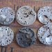Vintage Antique Watch movements parts Steampunk - Scrapbooking n88