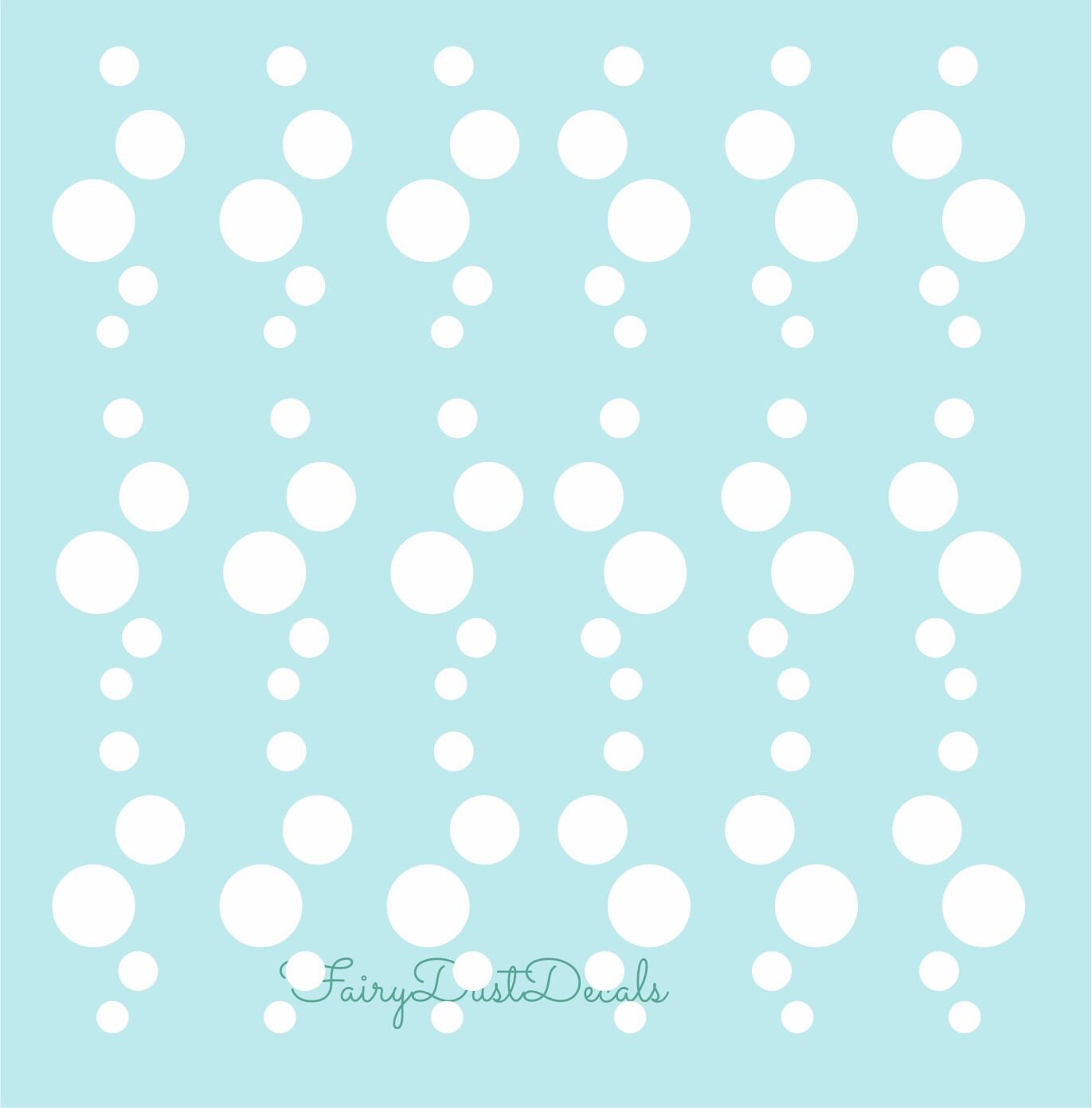 Bubbles wall decals bubble vinyl stickers water bubbles