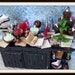 Gothic Witch shelf cabinet dollhouse miniature spell table Halloween ooak