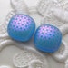 Post Earrings, Fused Glass, Stud Earrings, Glass Earrings, Small Post, Dichroic Earrings, Blue Earrings X1208