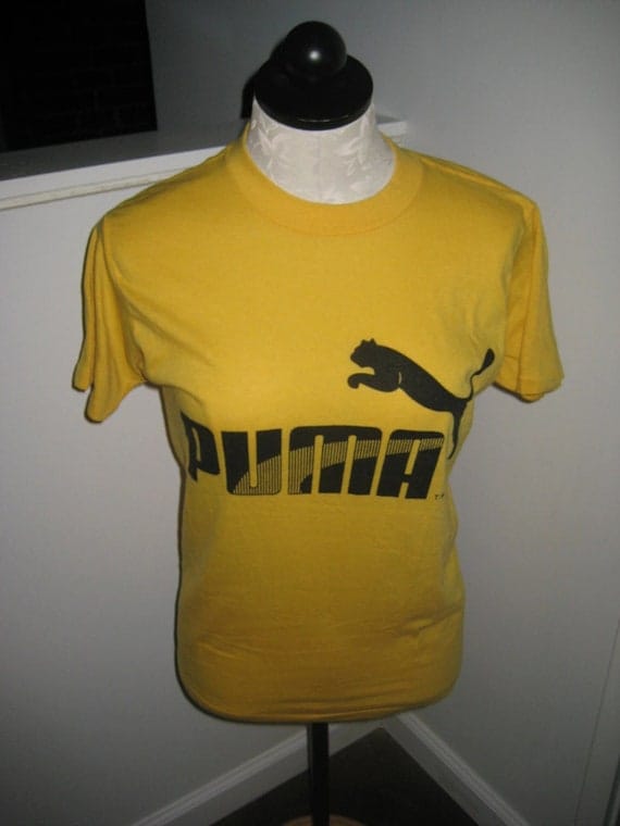 yellow puma shirt