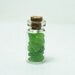 Vial of Green Sea Glass, Glass Embellishment, Natural Glass, Glass for Jewelery