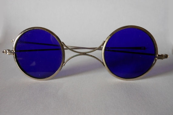 Cool Antique Cobalt Blue Sunglasses Eyeglasses