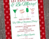 Holiday Christmas Invitation - 1.00 each with envelope Il_170x135