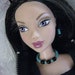 Turquoise & Black Beaded Doll Jewelry Set Barbie Silkstone Fashion Royalty