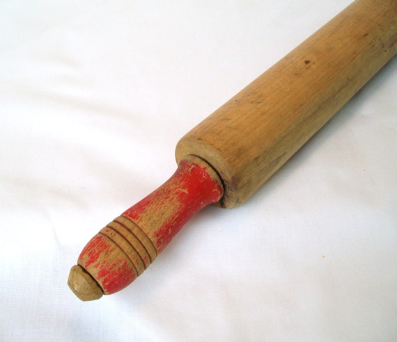 play dough with rolling pin
