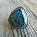 xX RESERVED XxX Remaining Balance Xx Gold Rutilated Quartz Chrysocolla Ring in Oxidized Sterling Silver - Marrakech Ring in Pink Opal