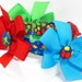 Oodles of Doodles Adjustable Dog Collar with Three Bows--Size SMall ONLY