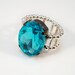 Cocktail Ring, Crystal Ring, Stretch Ring