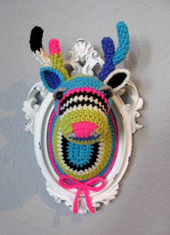 Crochet deer head