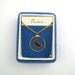 Vintage Watermelon Necklace 1970s Tiny Gold Tone
