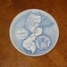 The Garden State NJ tercentenary mini Plate butter pat Flemington Cut Glass Co by Johnson Brothers England
