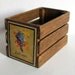 Miniature Zinfandel Wine Crate (1 inch dollhouse scale)