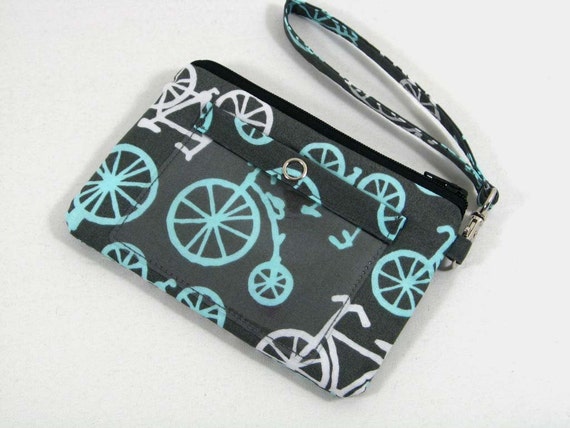 Bicycle wristlet - ID holder Coin purse Cell phone holder - Bicycles ...